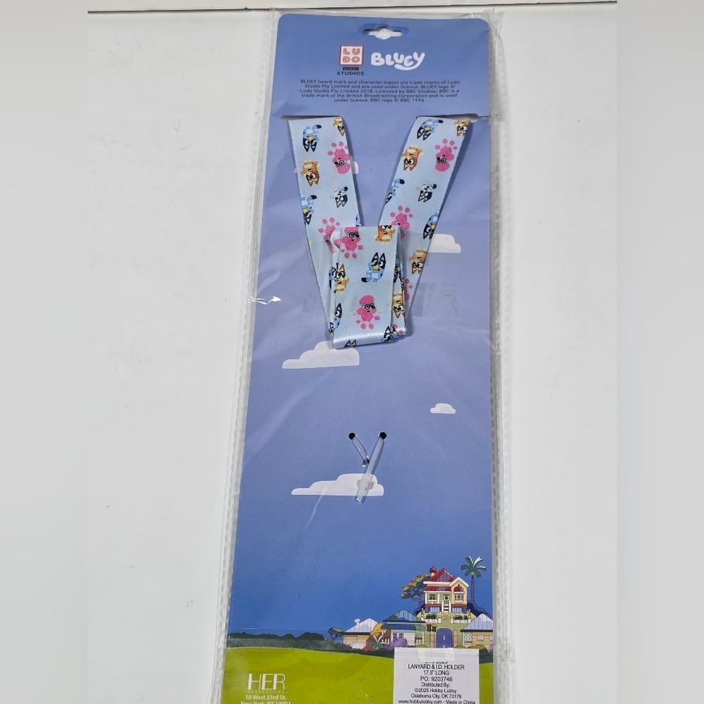 Bluey Lanyard with ID Holder Nwt - Picture 2 of 2